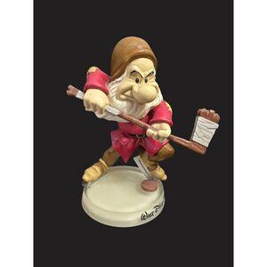 Disney Snow White‎ Grumpy Hockey bobblehead  Walt Disney World